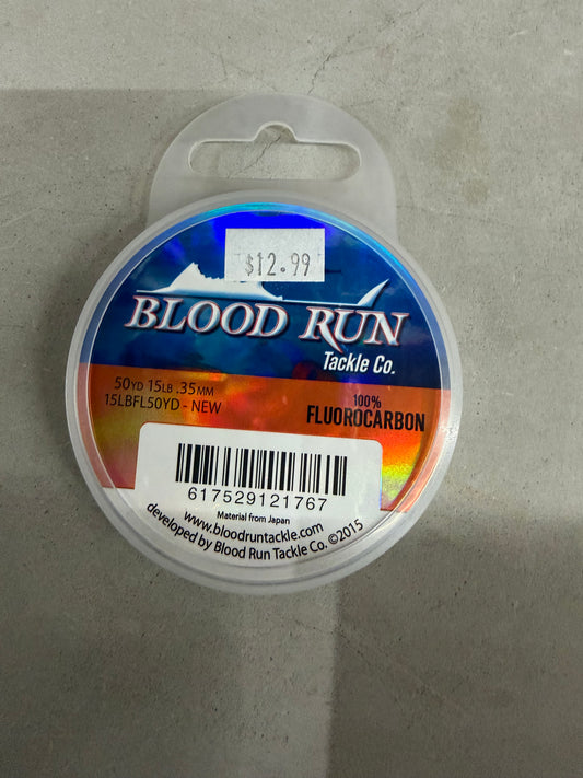 Blood Run Flourocarbon 50yd 15#