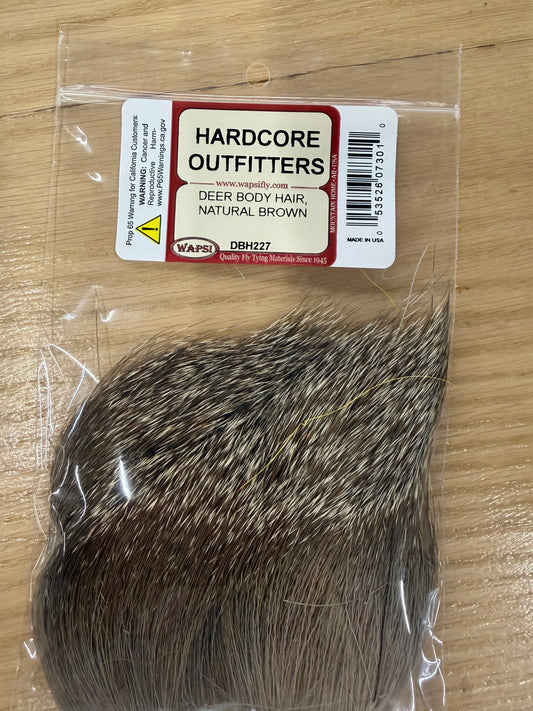 Deer Body Hair Natural Brown