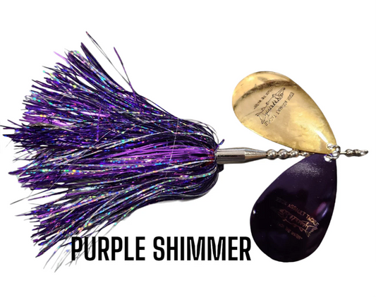 Chaos Tackle double 8 purple shimmer