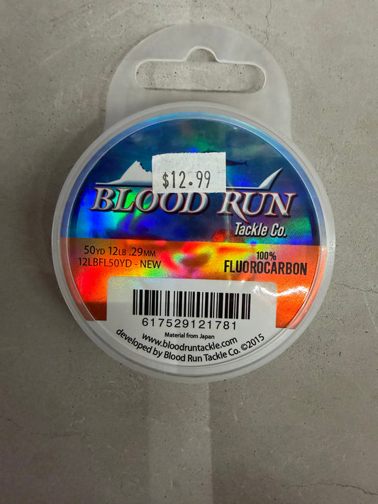 Blood Run Fluorocarbon Tippet 12lb