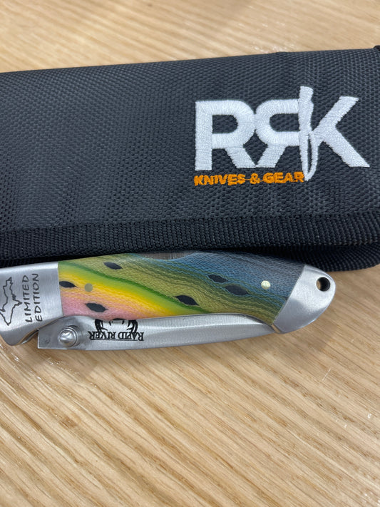 RRK pocket clip rainbow trout