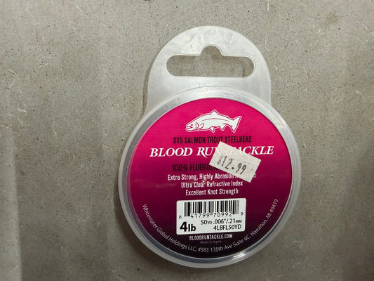Blood Run Fluorocarbon Tippet 4lb