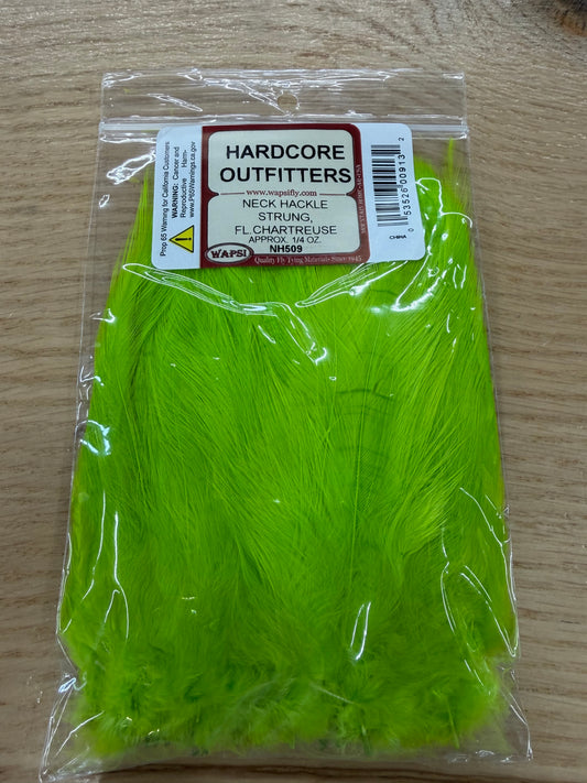 Neck Hackle FL Chartreuse