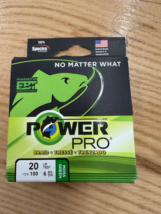 Power Pro 20# 100yards