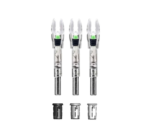 Nocturnal Universal Lighted Nocks Green 3 Pack