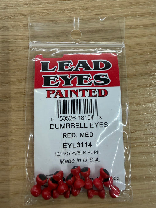 Lead Eyes Red Medium