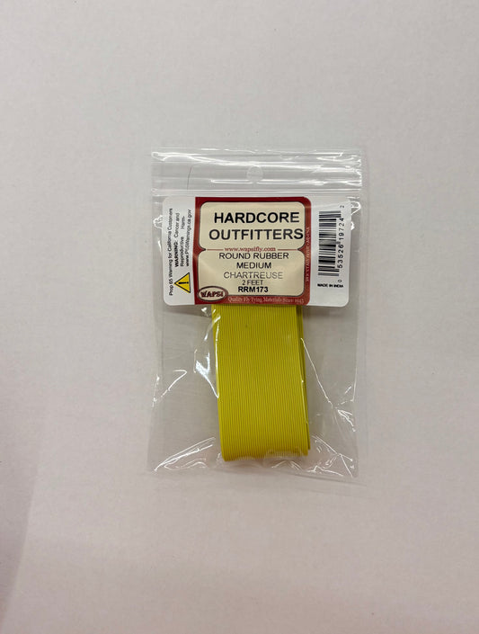 Round Rubber Med Chartreuse