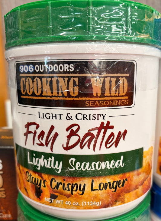 906 seasonings fish batter lightly seasoned 40oz
