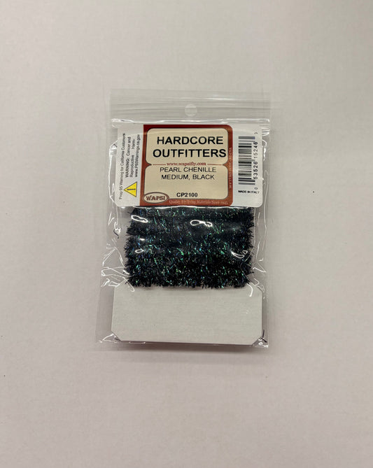 WAPSI Pearl Chenille Medium Black
