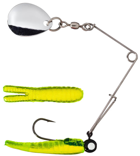 Johnson Beetlespin Fluorescent Chartreuse 1/4oz