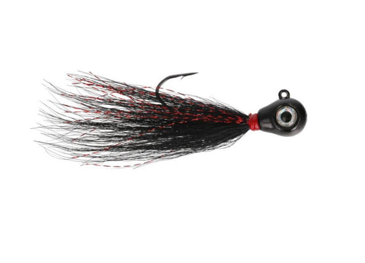 EC Lazer Bucktail Jig 3/8 0z BLK