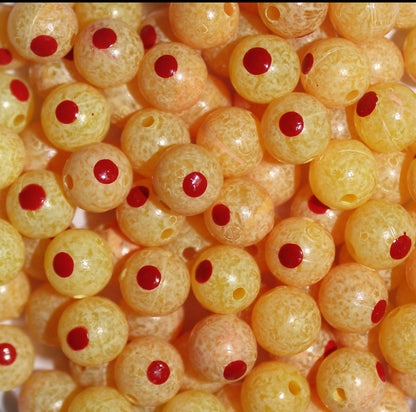 Trout Beads Blood Dot Eggs
