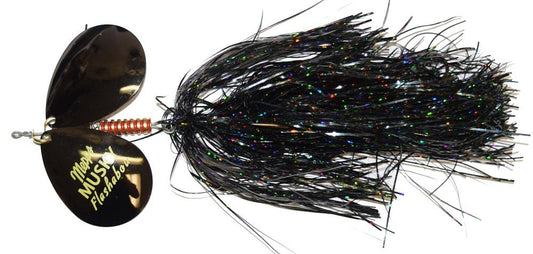 Mepps Musky Flashabou Black 1 1/2oz