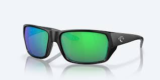 Costa Tailfin Matte Black Green Mirror 580G