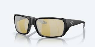 Costa Tailfin Matte Black Sunrise Silver Mirror 580G