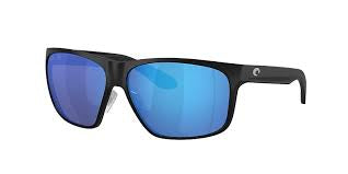 Costa Trades Matte Black Blue Mirror 580G