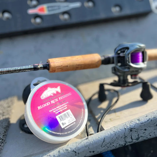 Blood Run 50 Yard 8lb Fluorocarbon