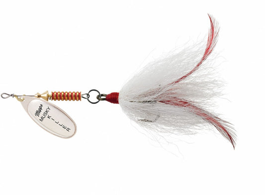 Mepps Musky Killer White Silver
