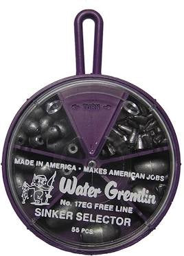 Water Gremlin Split Shot Selection 17EG Fred line