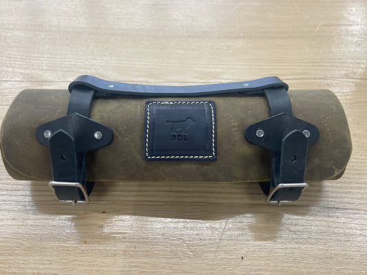 Brown Dog Leather Small Knife Roll