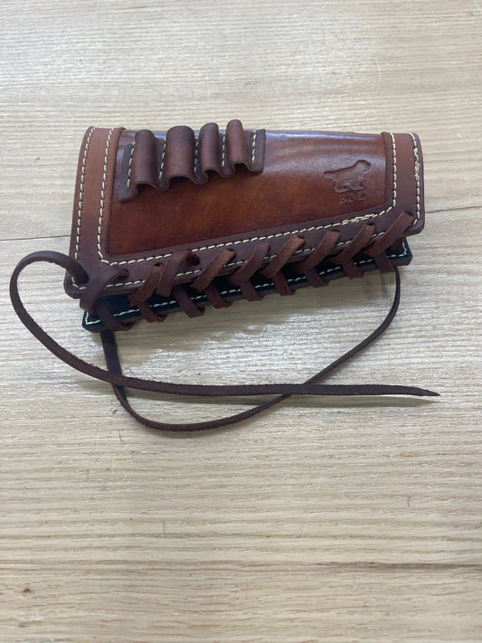 Brown Dog Leather Butt Stock Wrap