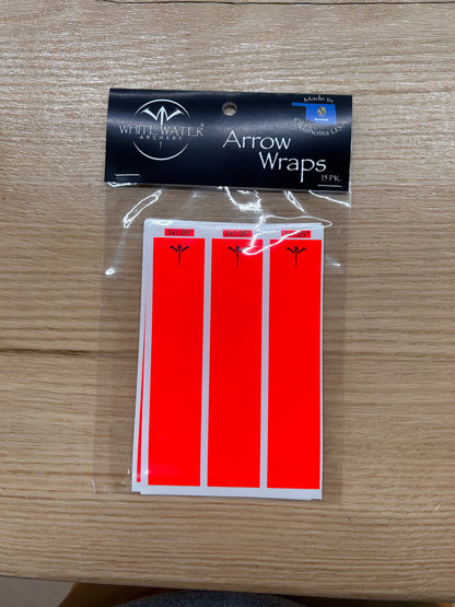 White Water Archery Fluorescent Arrow Wraps