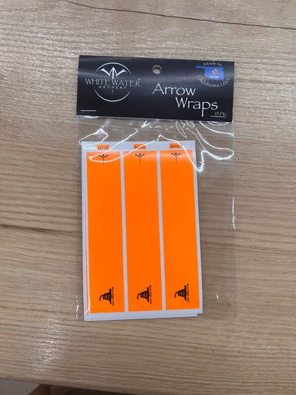 White Water Archery Fluorescent Arrow Wraps