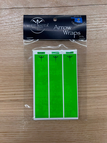White Water Archery Fluorescent Arrow Wraps