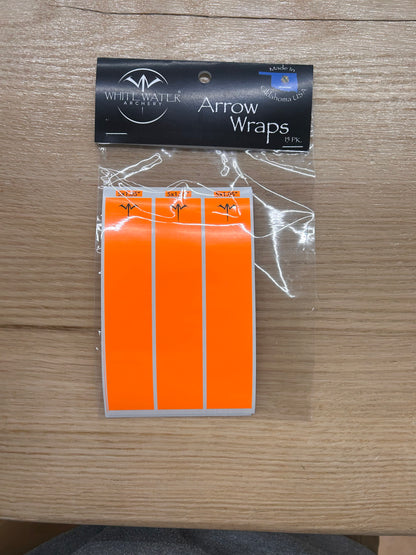 White Water Archery Fluorescent Arrow Wraps