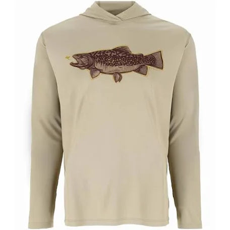 Simms Tech Hoody Stone Trout Fly