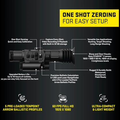 Tenpoint Vision HD 3-12X Range Finding Scope
