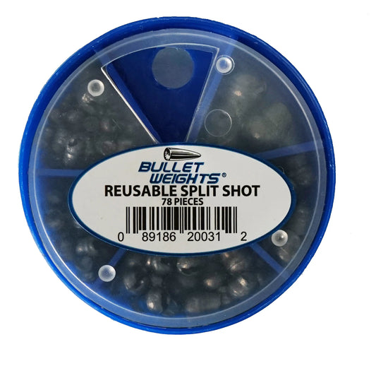 Bullet Weights Reusable Split Shot Mini Skillet 78pcs
