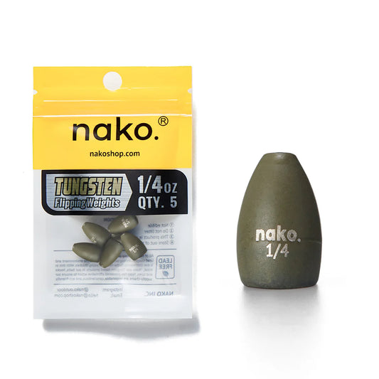 Nako Tungsten Flipping Weight Green Pumpkin